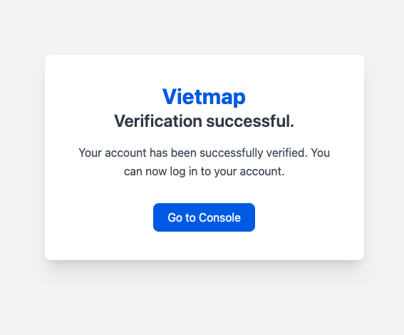 Verification successful