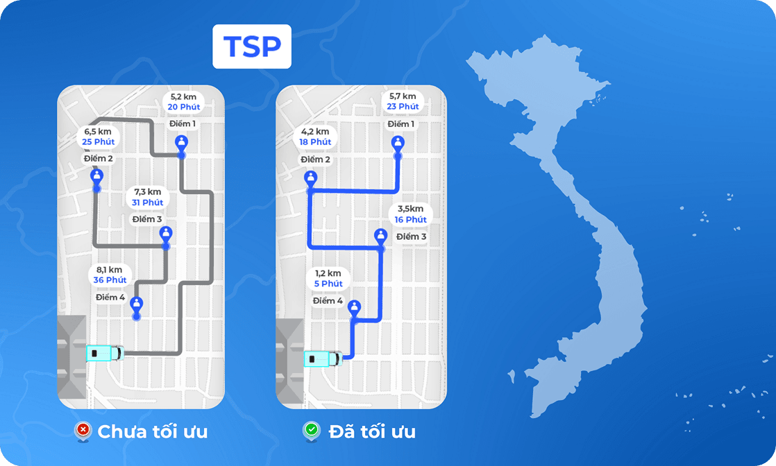Video thao tác sử dụng VIETMAP TSP để tối ưu hóa lộ trình